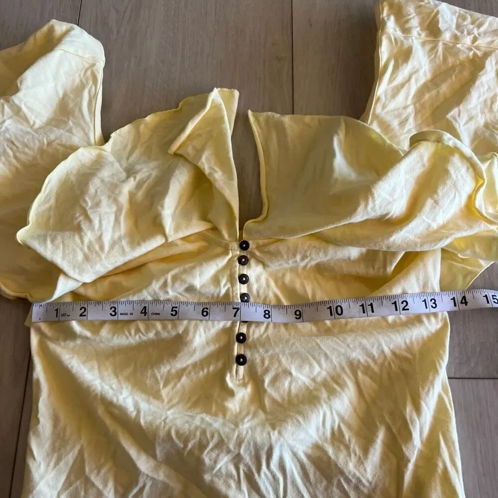 Free People Solid Matilda Bodysuit size L